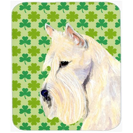 SKILLEDPOWER Scottish Terrier St. Patricks Day Shamrock Mouse Pad; Hot Pad Or Trivet SK232520